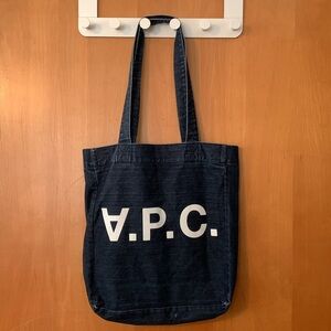 APC Denim Tote Bag
